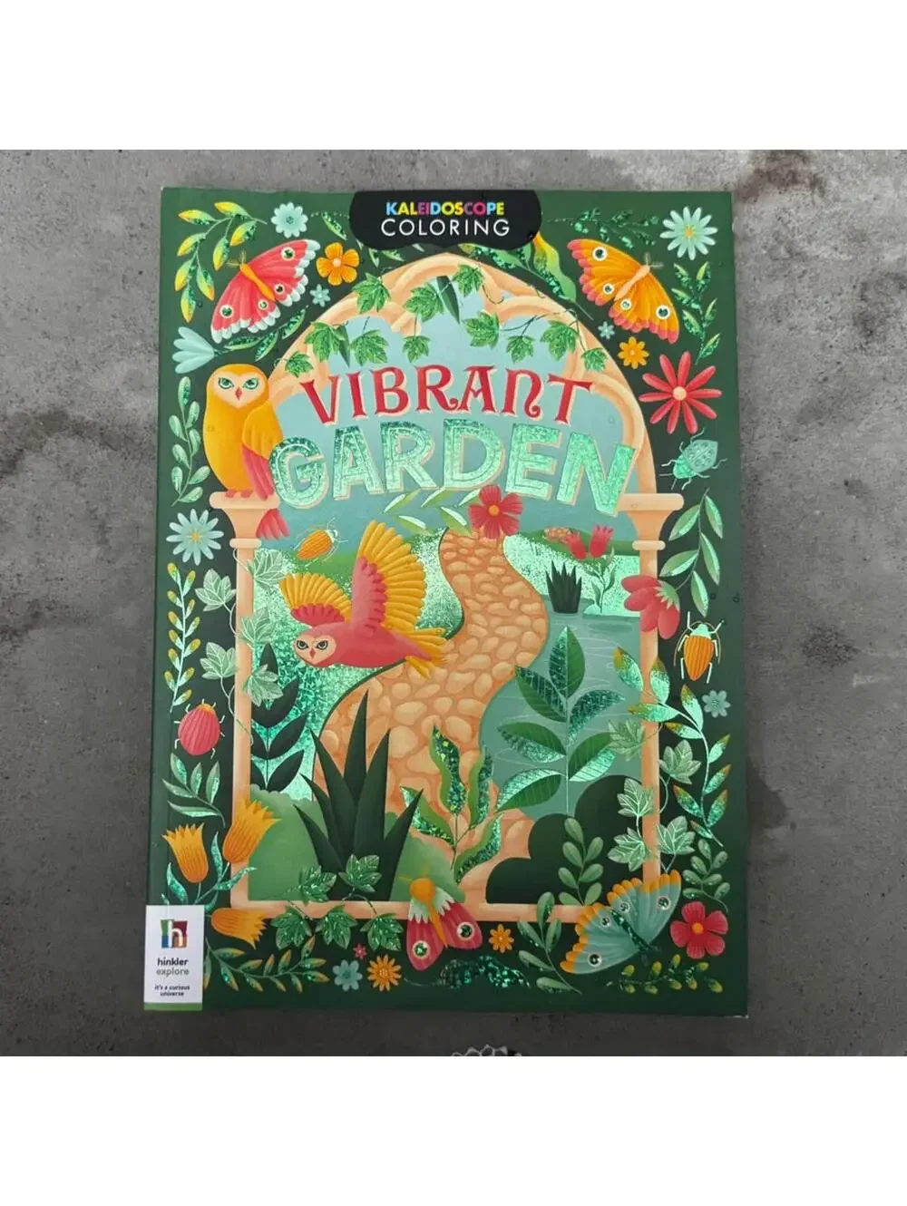 Adult Coloring Book: Vibrant Garden - Brand new & Never Used